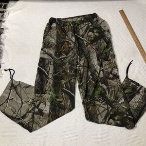 Field & Stream Realtree Pants Mens 28” Camo Cargo Hunting Drawstring No scent